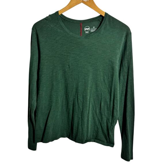 Janji Tops - Janji Pima Cotton Alpaca Long Sleeve Top Women M Green Layer Running Active